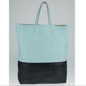 CELINE Bi-color Cabas Tote